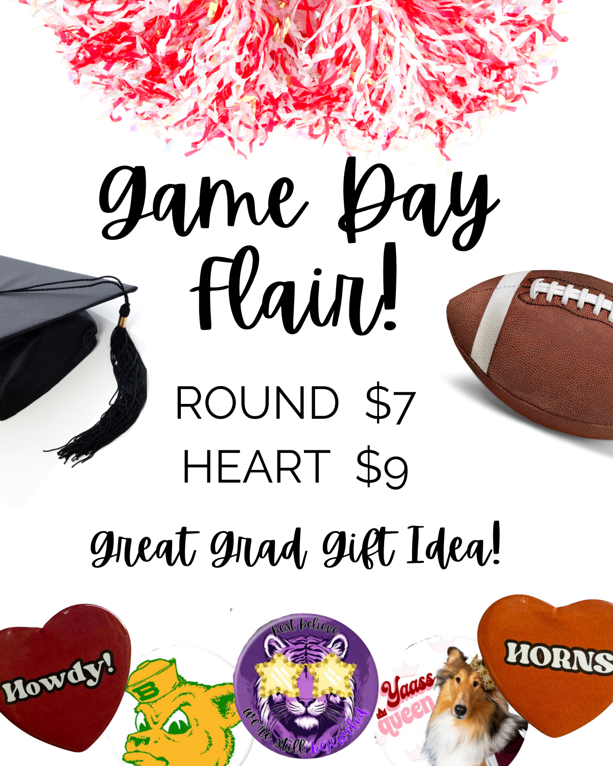 Game Day Buttons