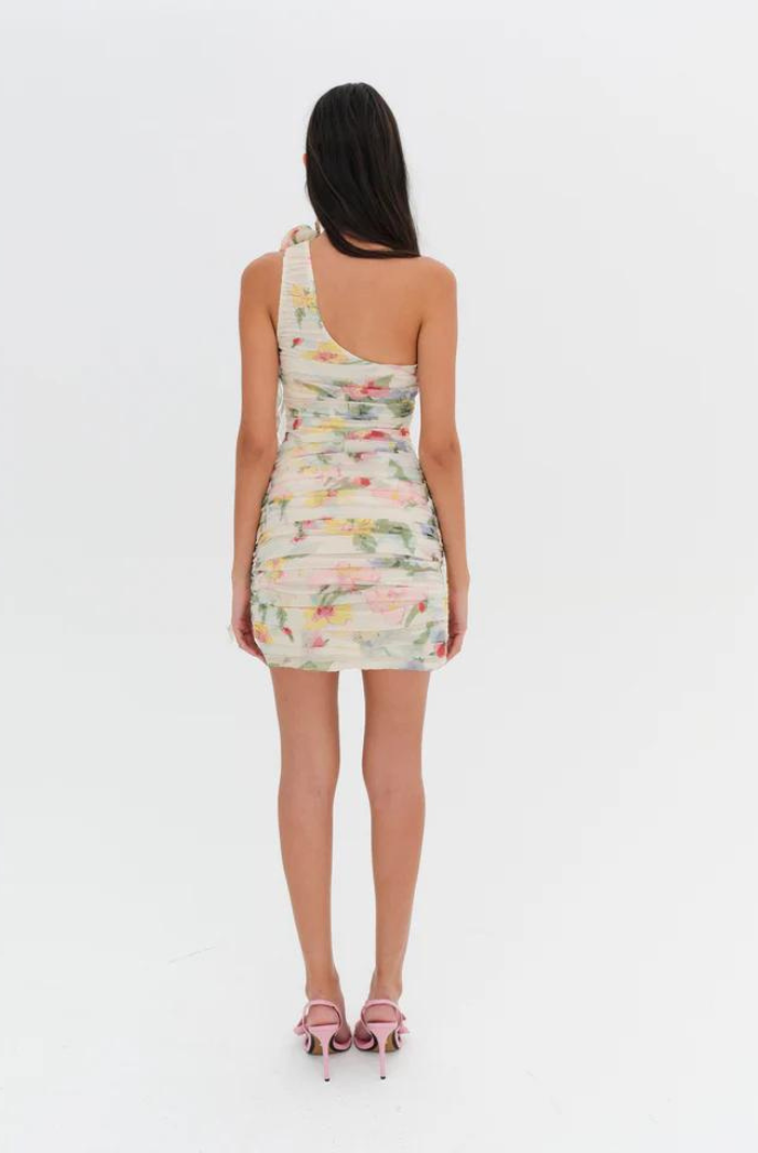 Abby One Shoulder Mini Dress - For Love & Lemons (FINAL SALE)