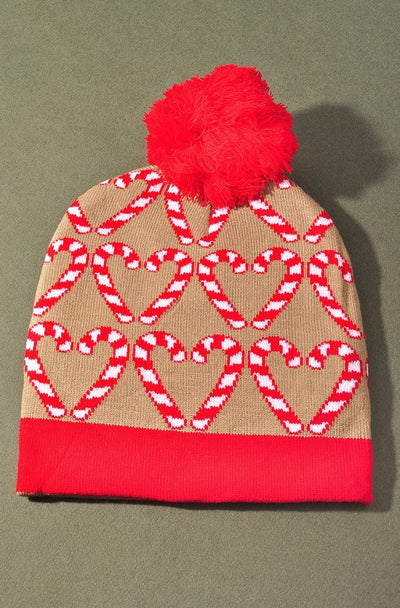 Christmas Candy Cane Beanie