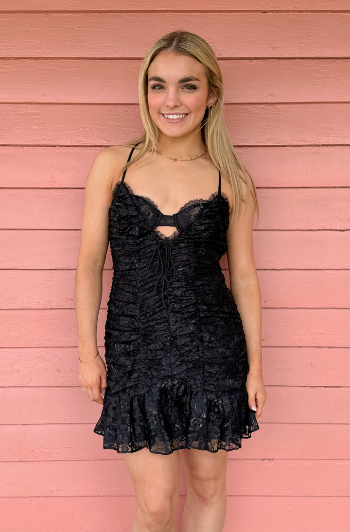 For Love & Lemons - Bette Lace Mini Dress, Women's Dress, Black, M, Women's Apparel, Women's Clothing For Love & Lemons - Bette Lace Mini Dress, Women's Dress, Black, M, Women's Apparel, Women's Clothing