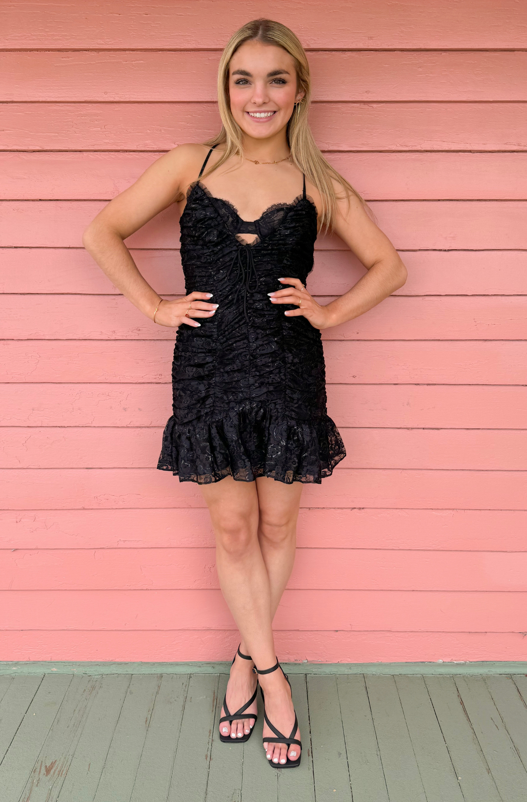 Bette Lace Mini Dress - For Love & Lemons (FINAL SALE) – Style