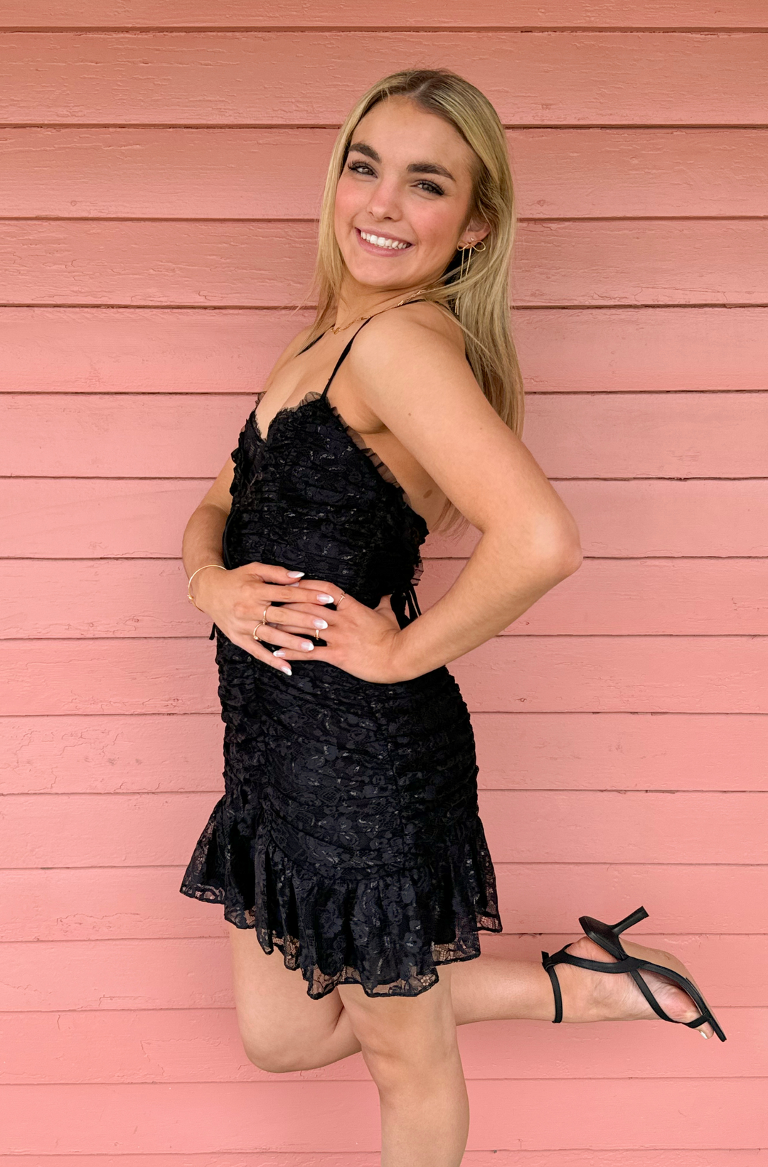 Bette Lace Mini Dress - For Love & Lemons (FINAL SALE) – Style