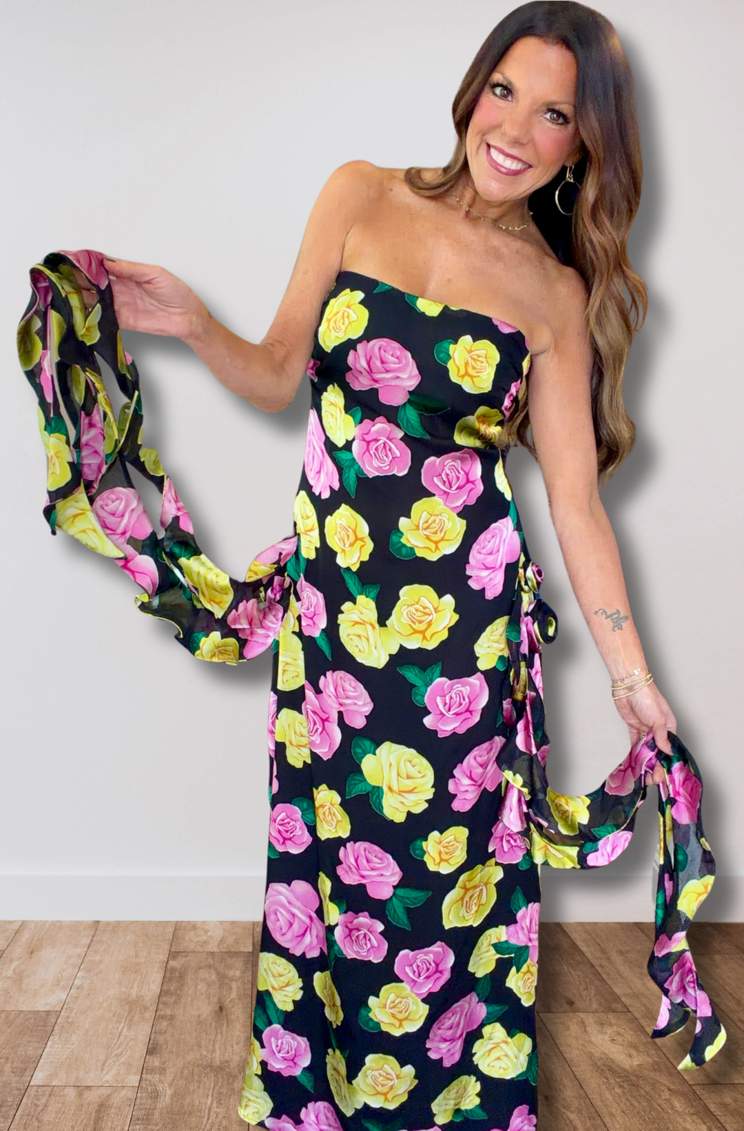 Madison Strapless Maxi Dress