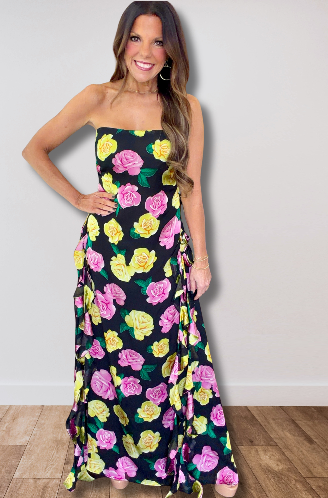 Madison Strapless Maxi Dress
