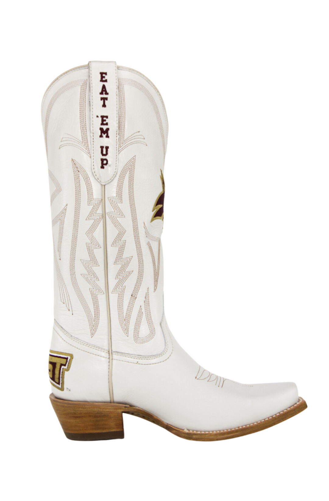 Gameday Women's Ivory Western Boot Texas State Bobcats Carrie