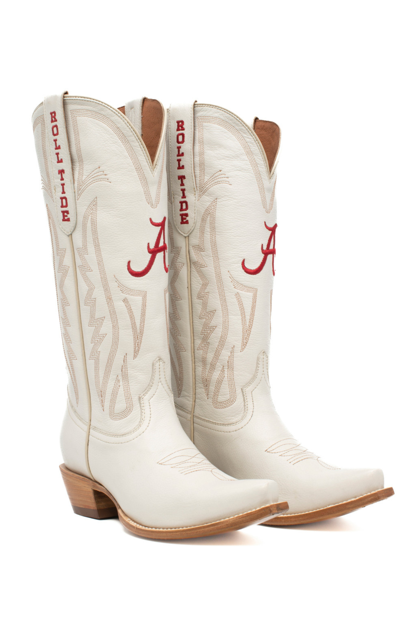 Gameday Women's Ivory Western Boot - The University of Alabama – Style ...