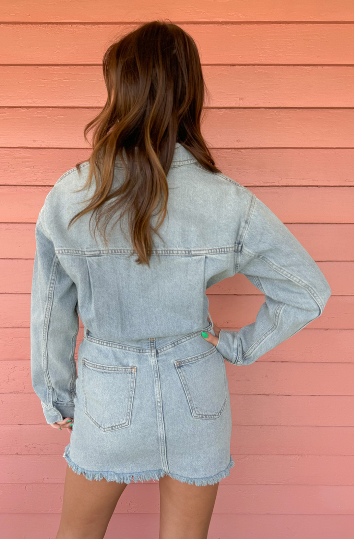 pistola nina denim mini dress Iggy Nina Denim Dress