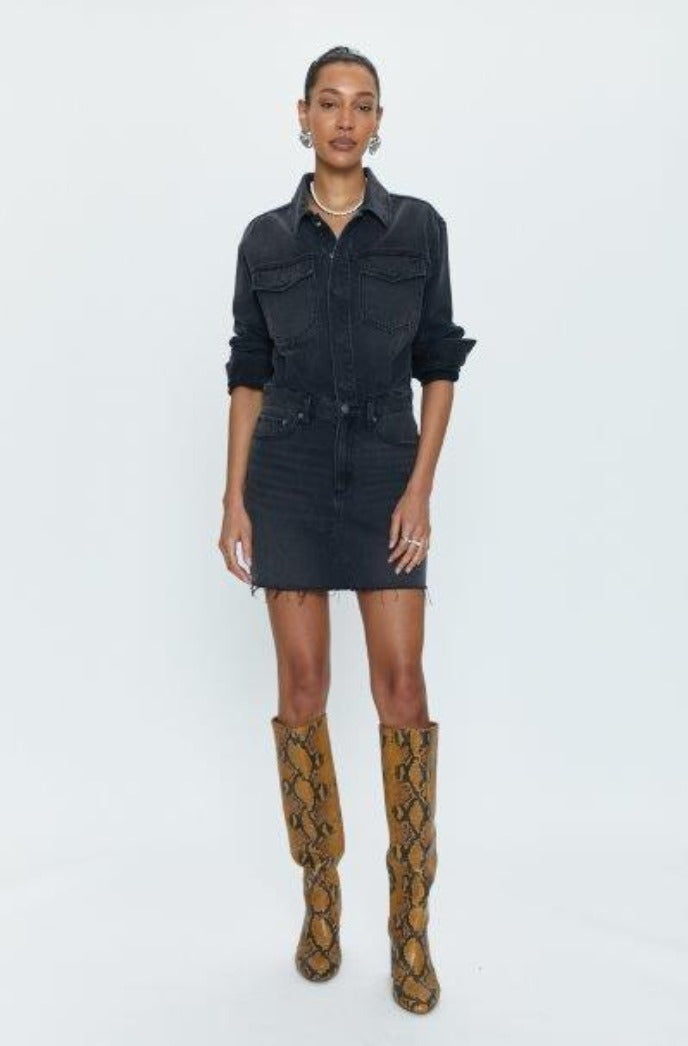 Pistola Nina Long Sleeve Mini Dress: Station S
