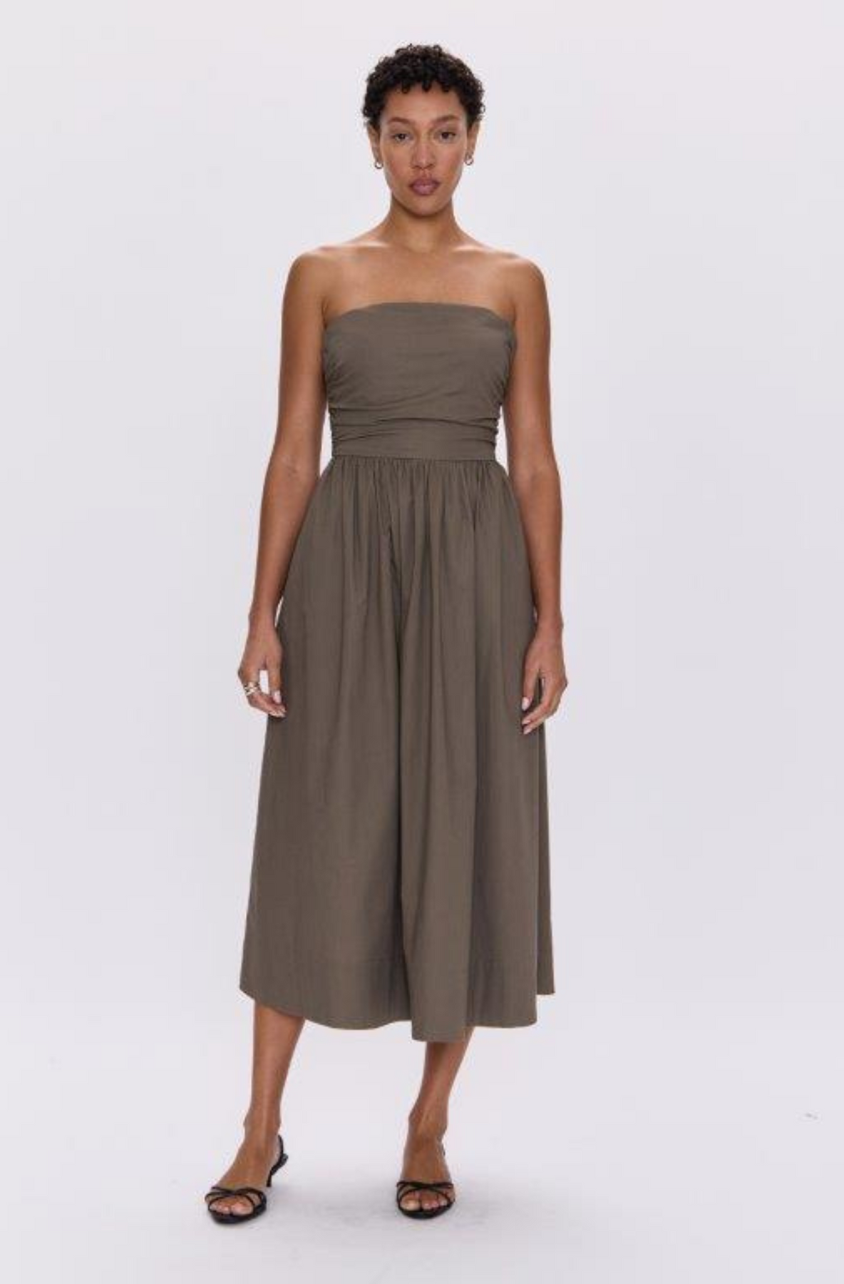 driftwood denim dress Driftwood Jeans Scottie Long Sleeve Tencel Dress