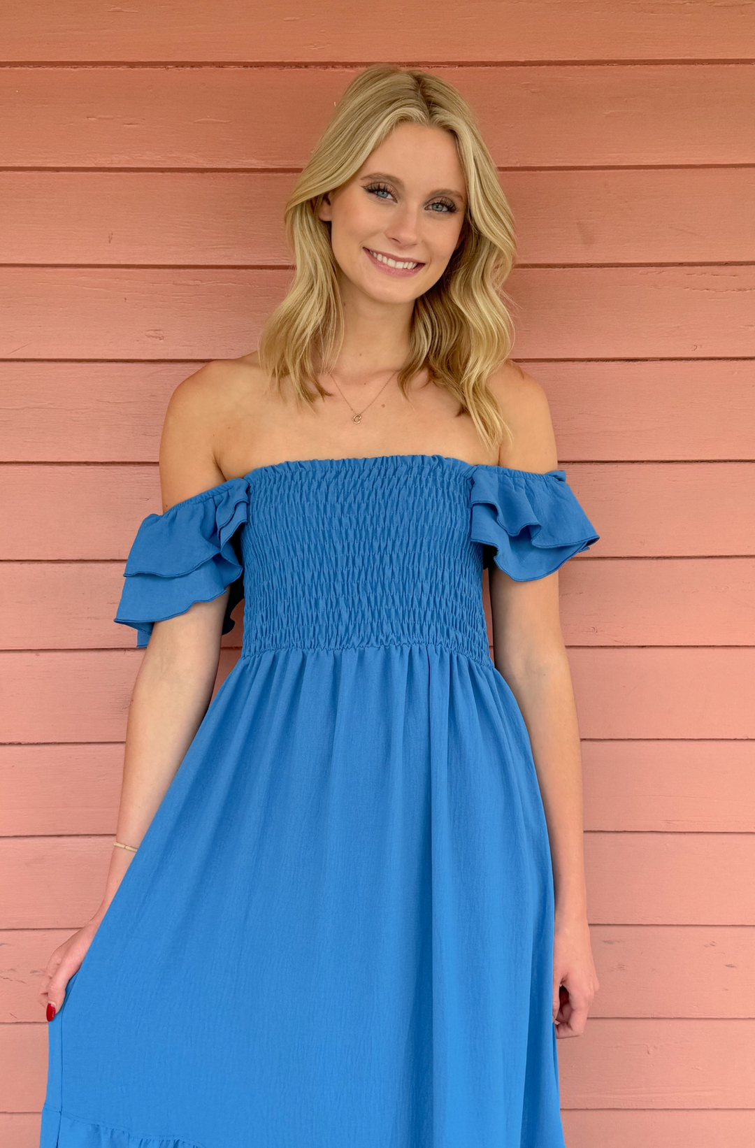 Queen of Sapphire Maxi Dress (FINAL SALE) M