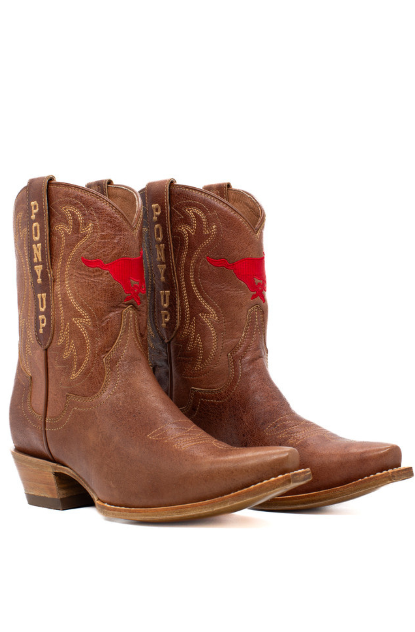 Gameday Women's Shorty Tan Boot - SMU Mustangs - Sarah Boot – Style ...