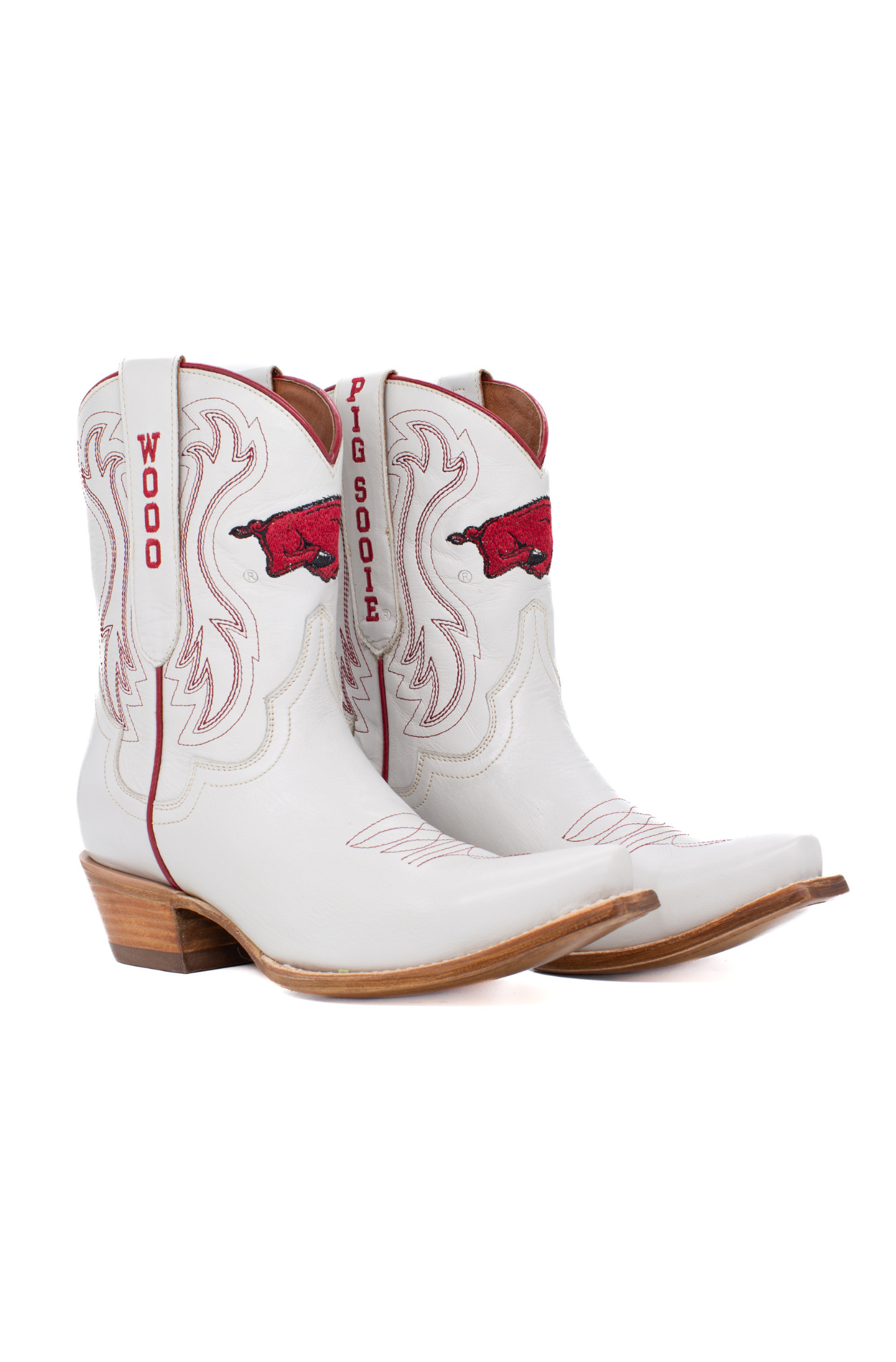 Gameday Women's Shorty Ivory Boot - Arkansas Razorbacks - Sarah Boot ...