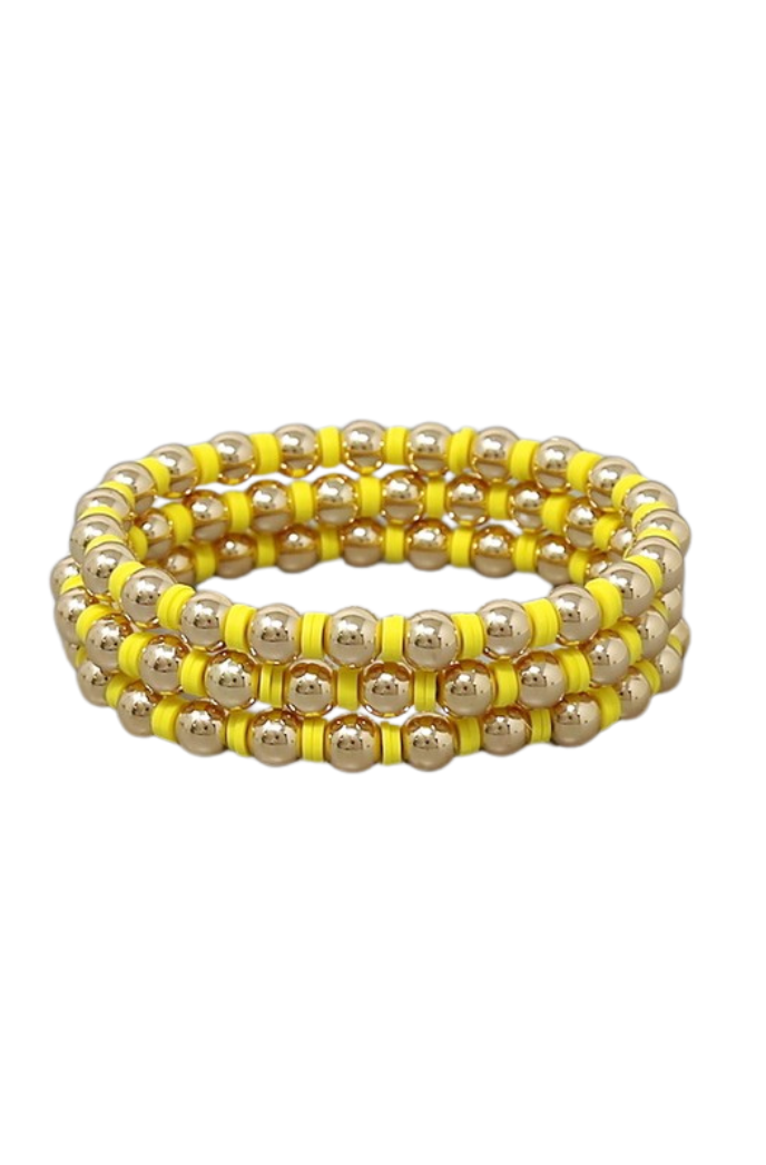 Sun Beam Set of Stretch Summer Bracelets (Various Colors