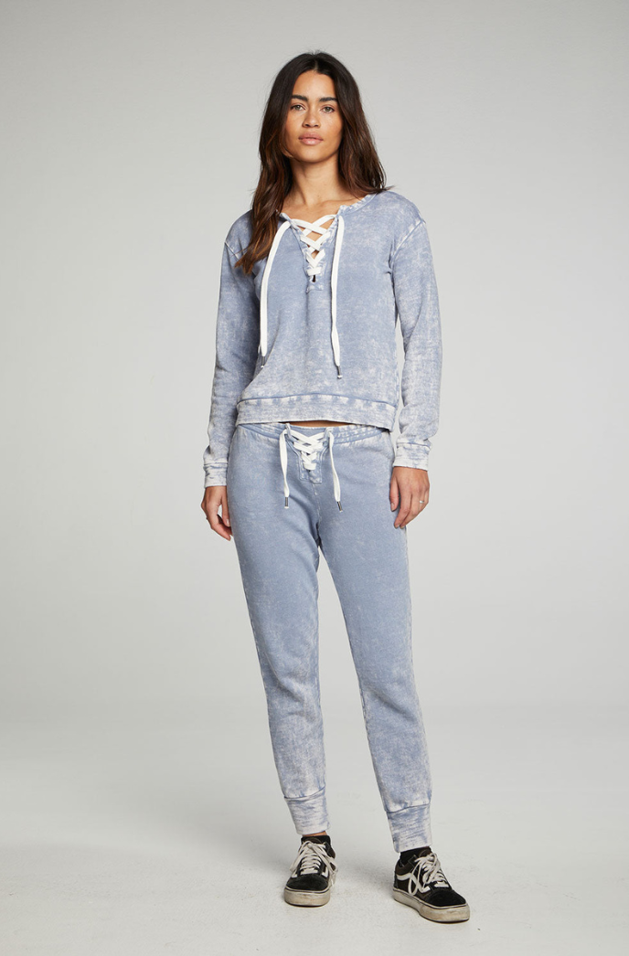 Lace Up Cuffed Jogger - Chaser (FINAL SALE) – Style House Frisco