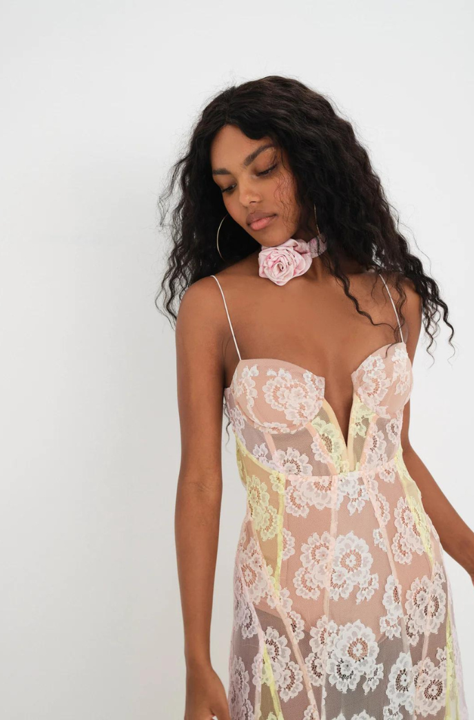 Blossom Maxi Dress - For Love & Lemons (FINALSALE) Style House Frisco Blossom Maxi Dress - For Love & Lemons (FINALSALE) Style House Frisco