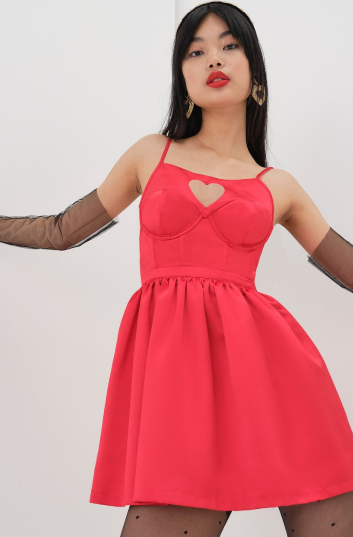 Lauren Open Heart Mini Dress Lauren Open Heart Mini Dress
