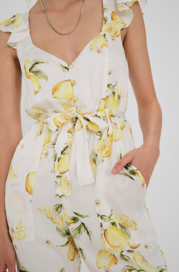 Limonada Jumpsuit - For Love & Lemons (FINAL SALE) – Style