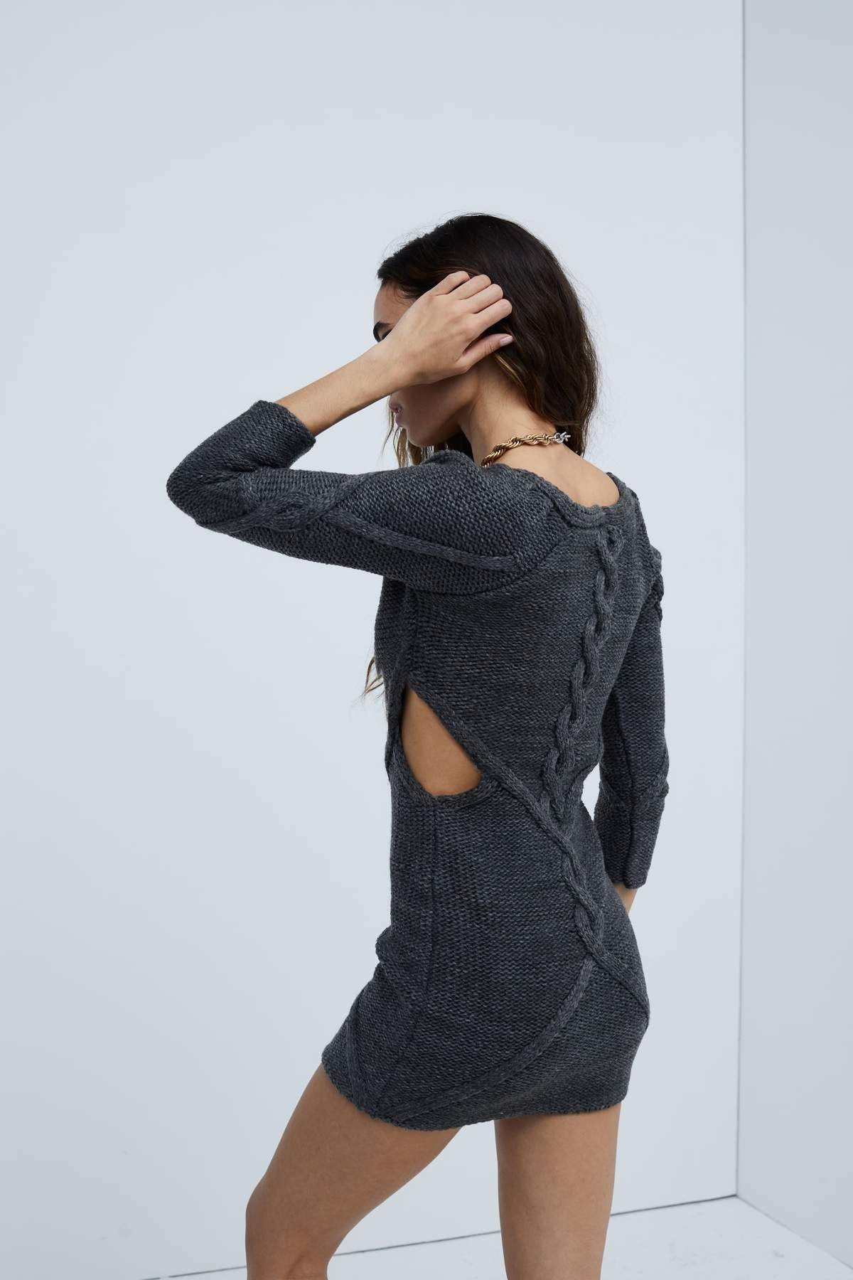 Keke Cut-Out Sweater Dress - For Love & Lemons (FINAL SALE) Keke Cut-Out Sweater Dress - For Love & Lemons (FINAL SALE)