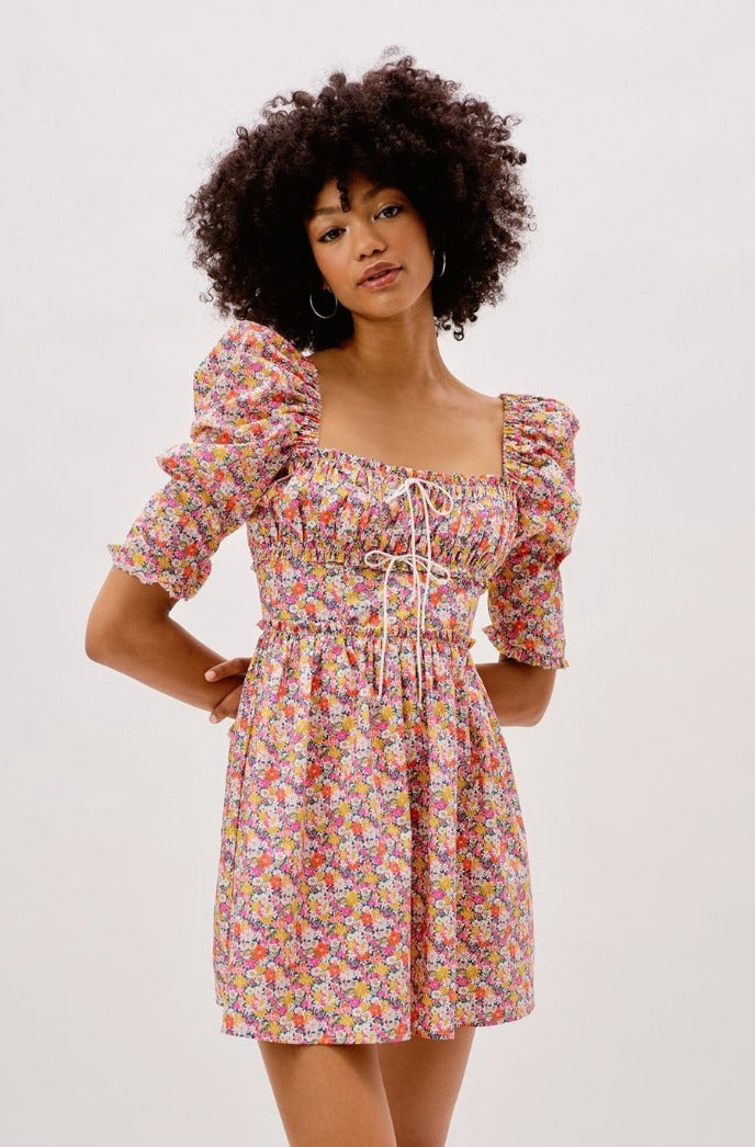 For Love & Lemons Libby Mini Dress